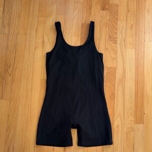 Girlfriend Collective Black Bike Unitard